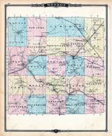 Monroe County Map, Wisconsin State Atlas 1878